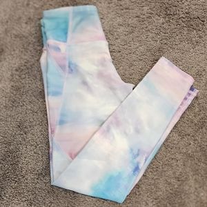 Old Navy Active Powersoft High Rise Go Dry Leggings Girls Size 8 Med. w Pockets